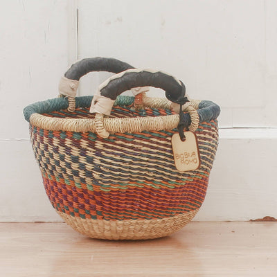 Round Small Two Handle-Big Blue Moma