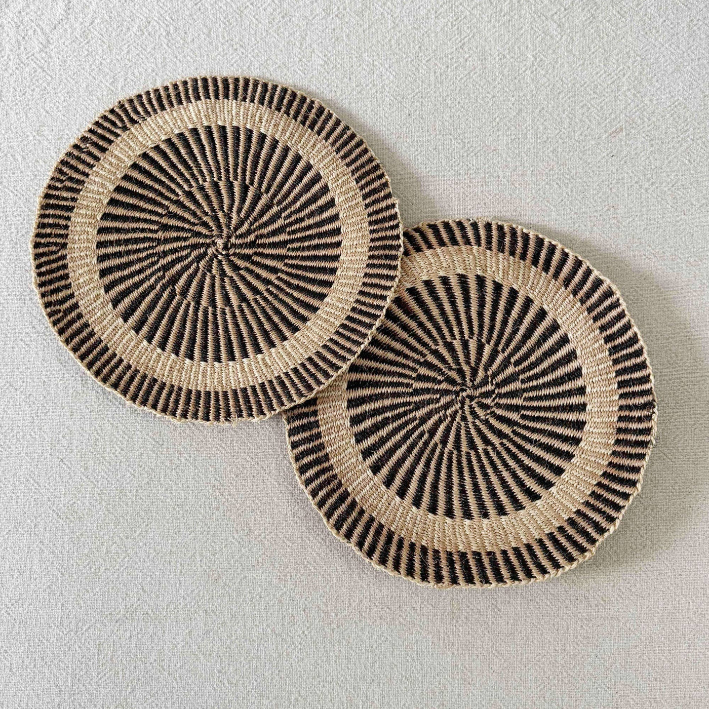 Amsha - 12" African Woven Placemats Set of 2 (OOAK) #207