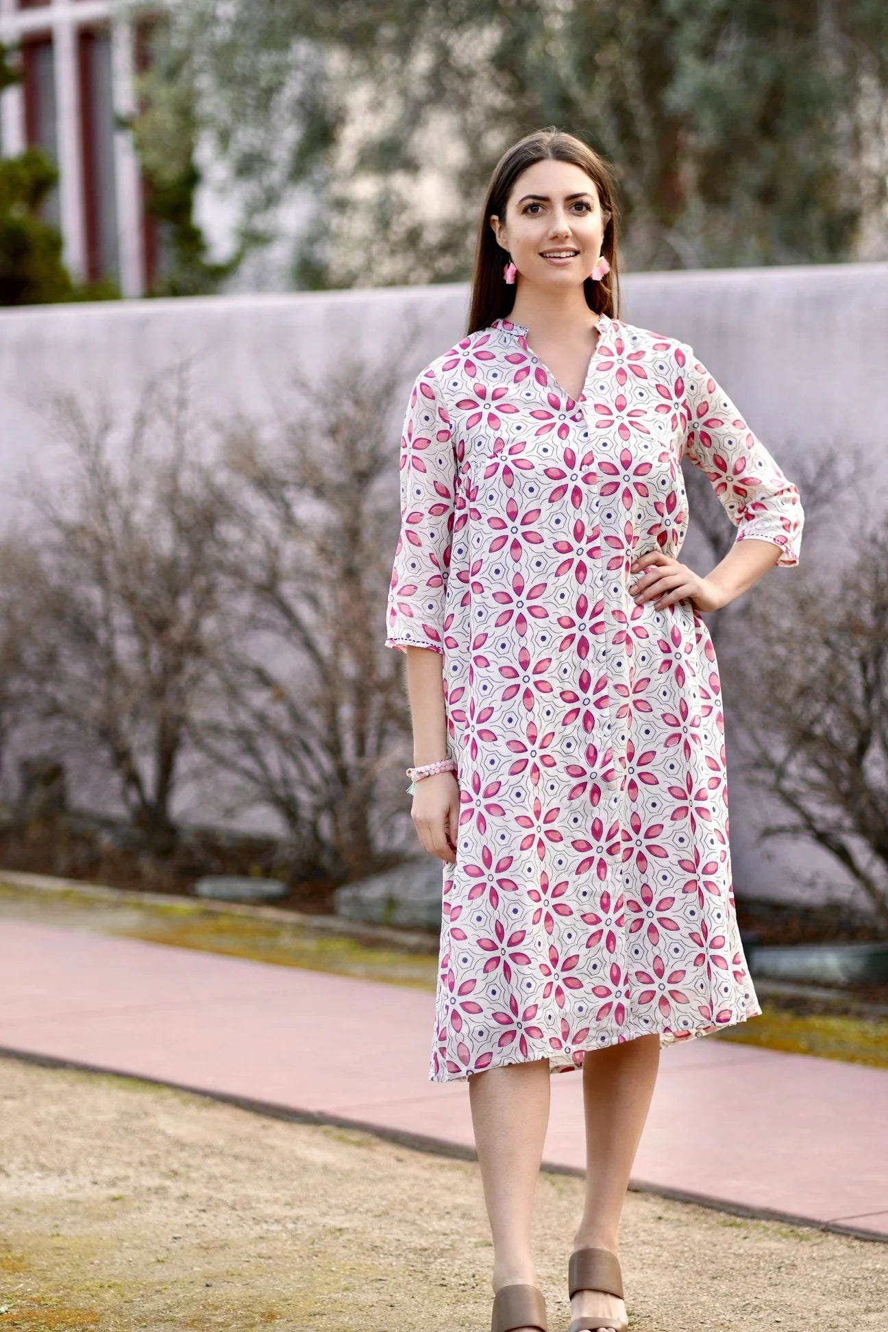 Heather Cotton Dress