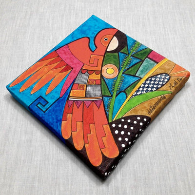 Fourth World Design - Parrot with Prayer Feathers