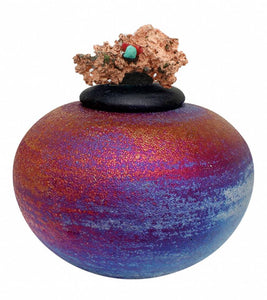 Raku Crystal Dream Jar
