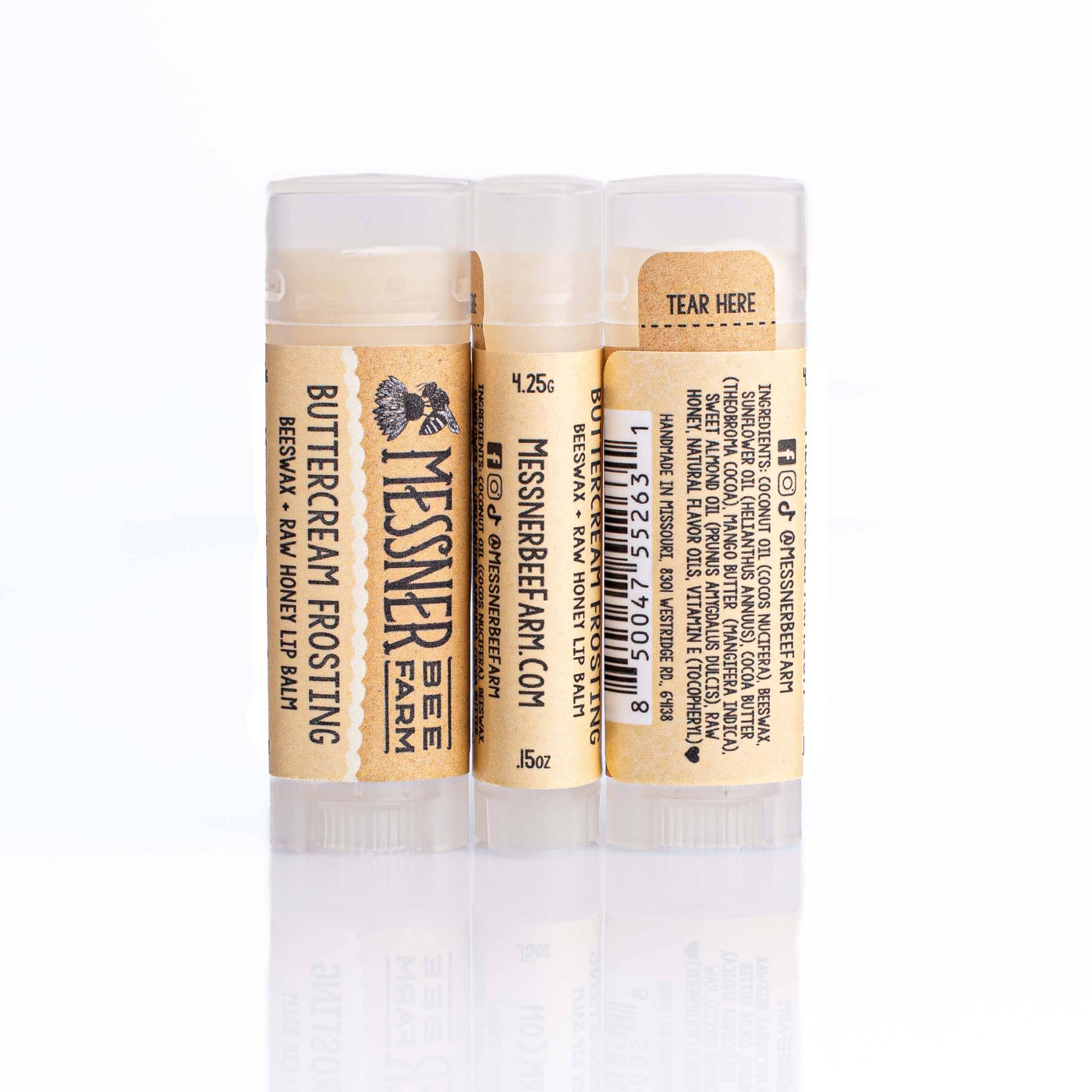 Messner Bee Farm - Buttercream Frosting Lip Balm