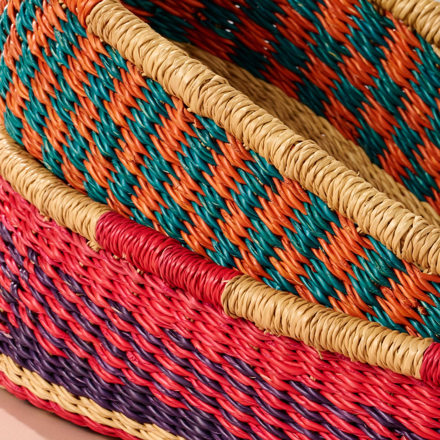 Ghana Breaking Bread Basket - Assorted -Ten Thousand Villages