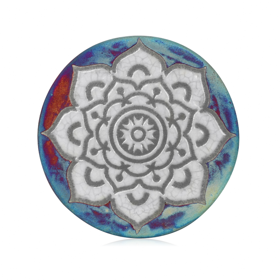 Raku Silhouette Coaster