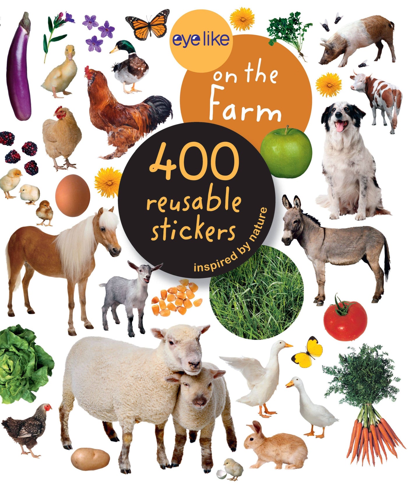 On The Farm:Eyelike Stickers-Hachette Book Group