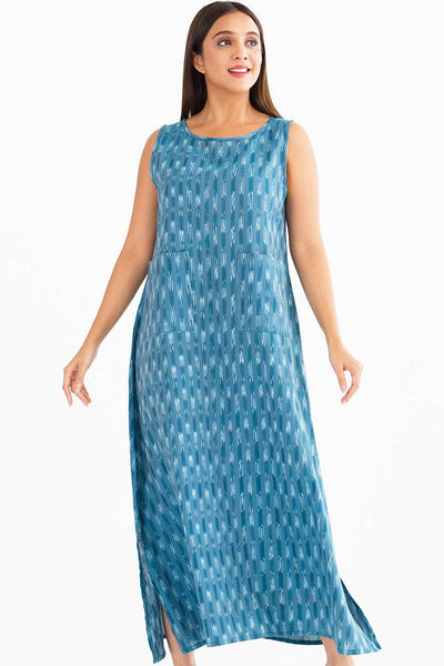 Sevya Handmade - Neela Ikat Handloom Dresses