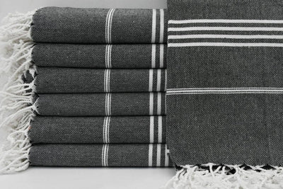 Basic Layers - Monaco Black Turkish Towel