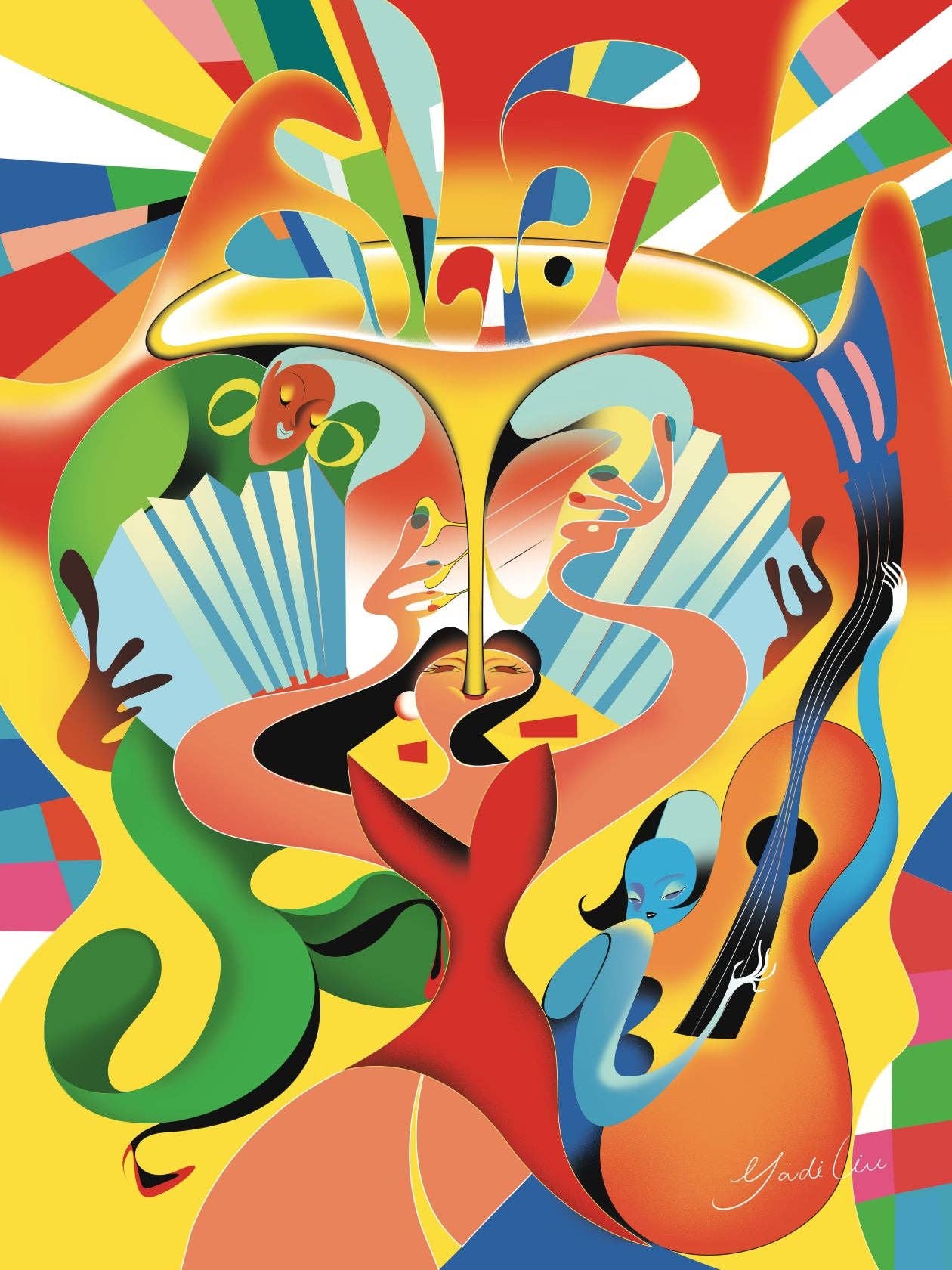 Puzzles of Color - "Jam Session" by Yadi Liu