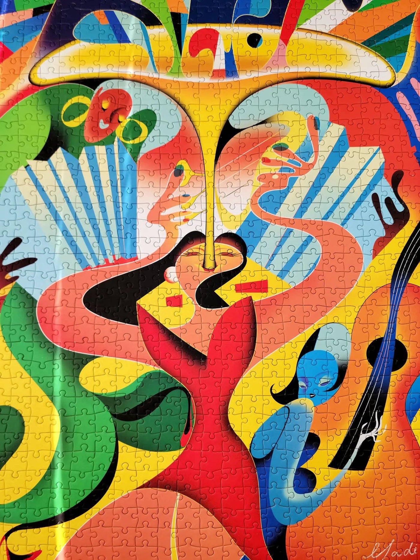 Puzzles of Color - "Jam Session" by Yadi Liu