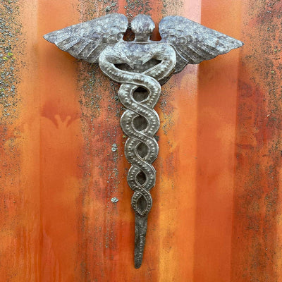 Haiti Fair Trade~ It's Cactus - Medical Staff Wall Plaque, Caduceus, Physician 12" x 16"