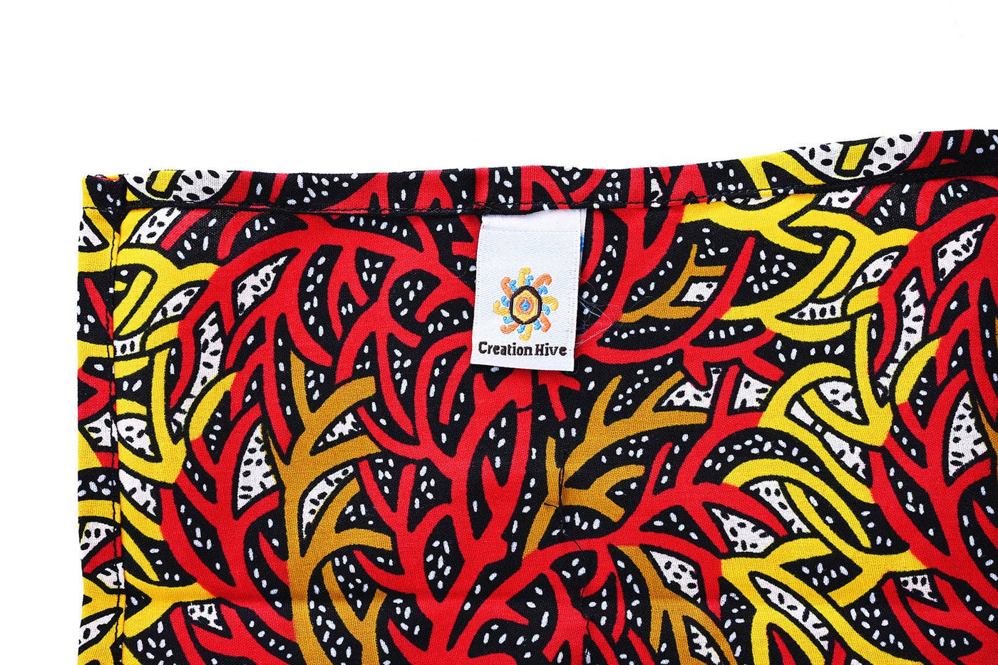 Set of 4 Assorted Colorful Kitenge Dinner Napkins - Swahili | AFRICAN MODERN