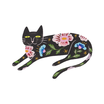 Tattly - Flower Cat Tattoo Pair