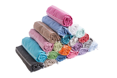 Basic Layers - Monaco Burgundy Turkish Towel