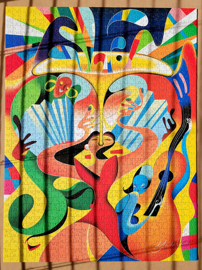 Puzzles of Color - "Jam Session" by Yadi Liu