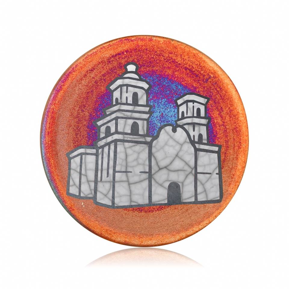 Raku Silhouette Coaster