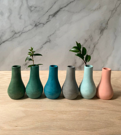 Left Corner Goods - Miniature Bud Vases | Small Flower Vases