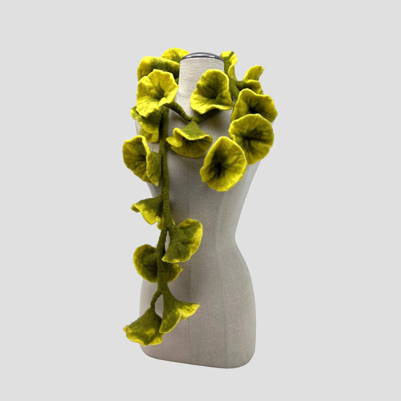 20 Flowers Scarf, Flowers Garland or Wall Hanging-Feltiful