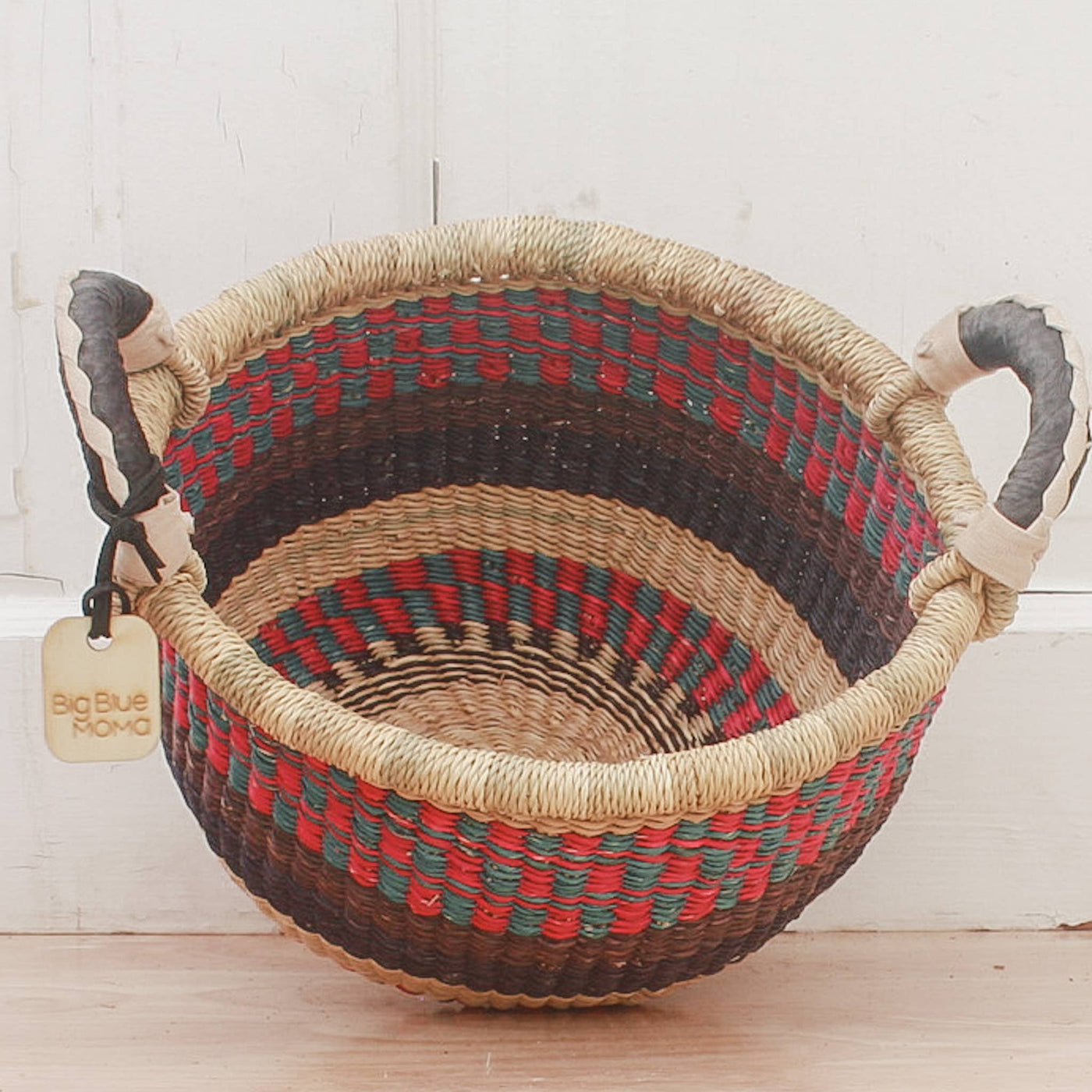 Round Small Two Handle-Big Blue Moma