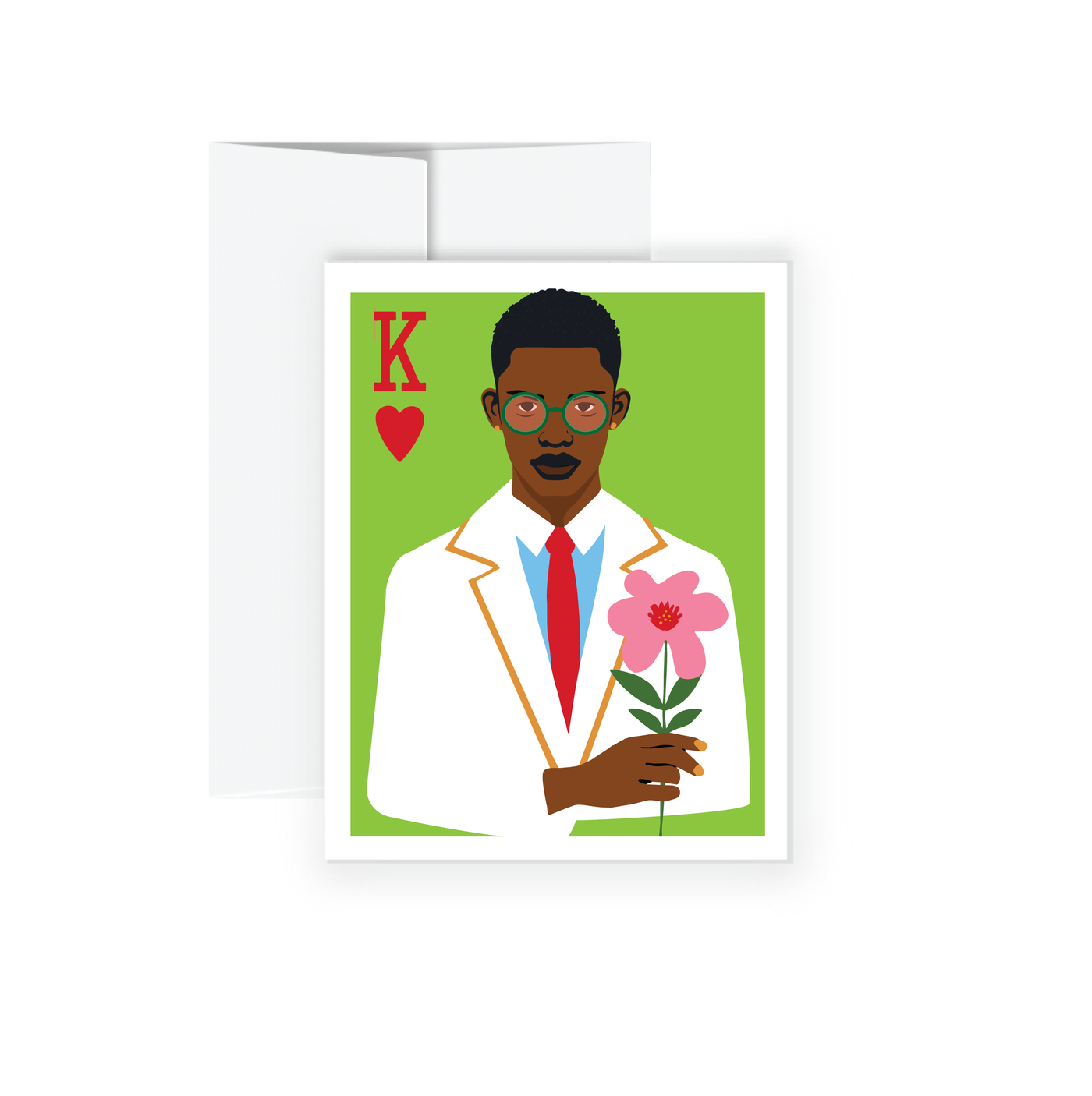 King of Hearts- Greeting Card-All Very Goods
