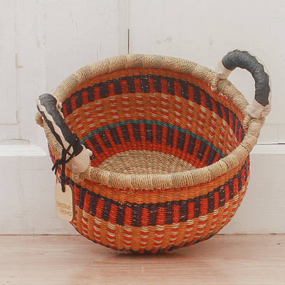 Round Small Two Handle-Big Blue Moma