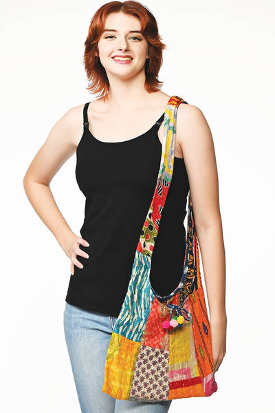 Kantha Jhola Bag-Sevya Handmade