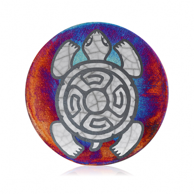 Raku Silhouette Coaster