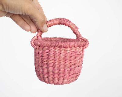 Teeny Tiny Kandiga Basket - Light Pink