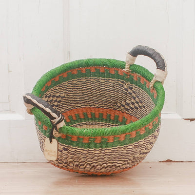 Round Small Two Handle-Big Blue Moma