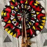 African Wax Folding Fans