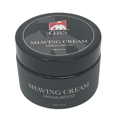 GBS Sandalwood Shave Cream 4 oz-GENTS FINE GROOMING PRODUCTS -