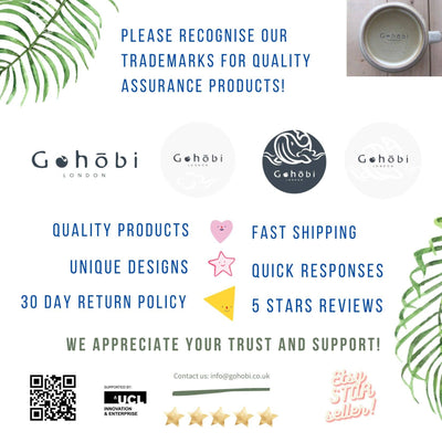 Gohobi - Gohobi Ceramic Classic Golden Black Tea Cup