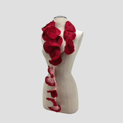 20 Flowers Scarf, Flowers Garland or Wall Hanging-Feltiful