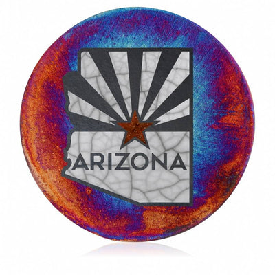 Raku Silhouette Coaster