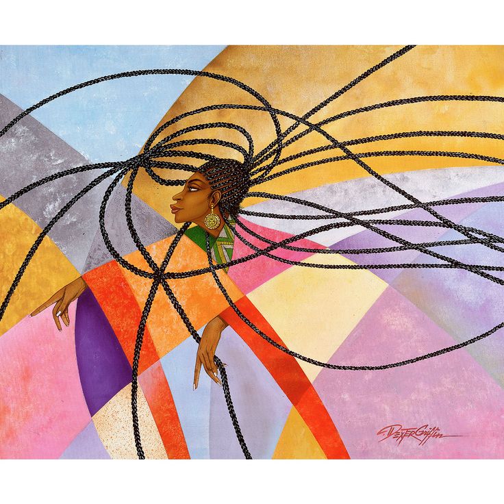 Braids-Dexter Griffin Notecards Blank