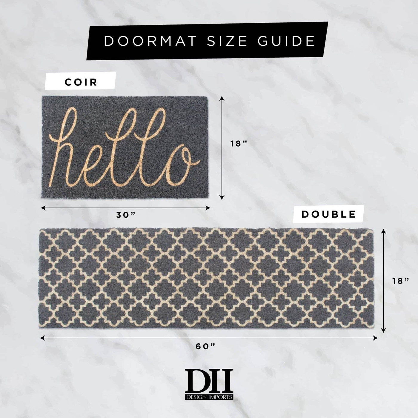 Welcome Home Unbeatable Deals - Blue Mosaic Doormat