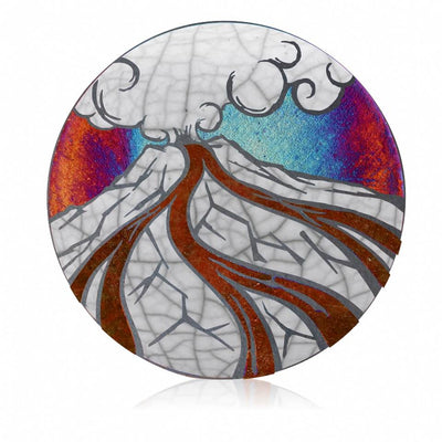 Raku Silhouette Coaster