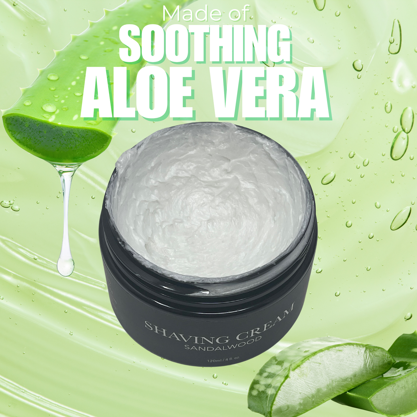 GBS Sandalwood Shave Cream 4 oz-GENTS FINE GROOMING PRODUCTS -