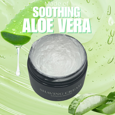 GBS Sandalwood Shave Cream 4 oz-GENTS FINE GROOMING PRODUCTS -