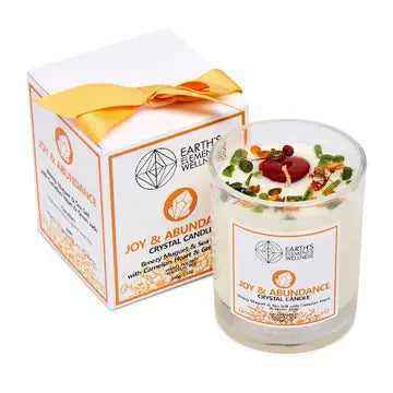 Love-Earths Elements  Crystal Candle