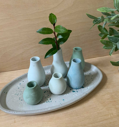 Left Corner Goods - Miniature Bud Vases | Small Flower Vases