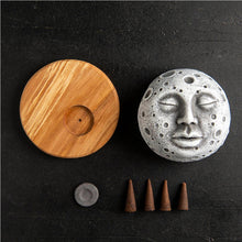 Troy Touch - Moon Face Backflow Incense Holder