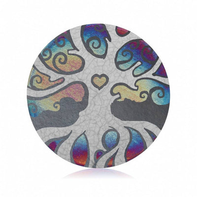 Raku Silhouette Coaster