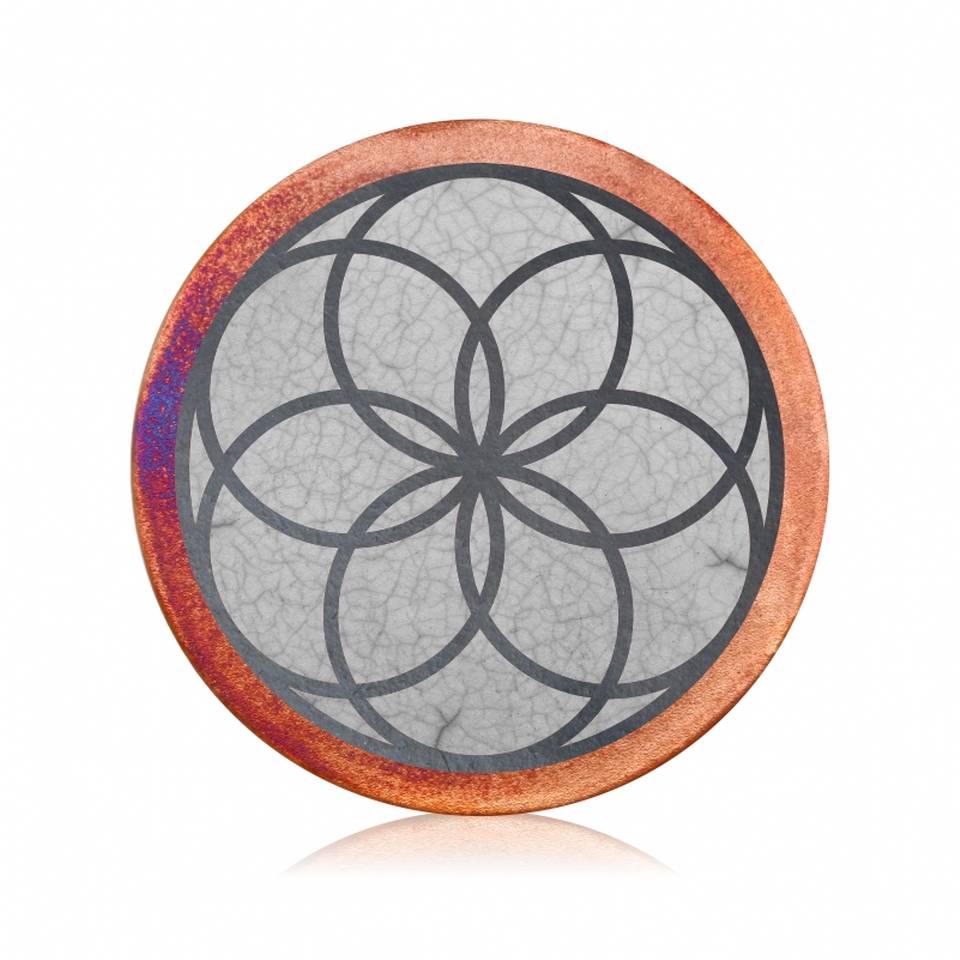 Raku Silhouette Coaster
