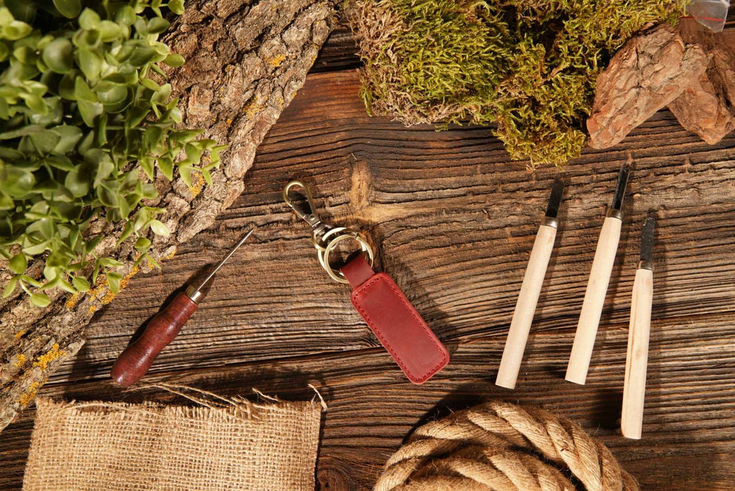 Leather Keychain-American Leather Goods