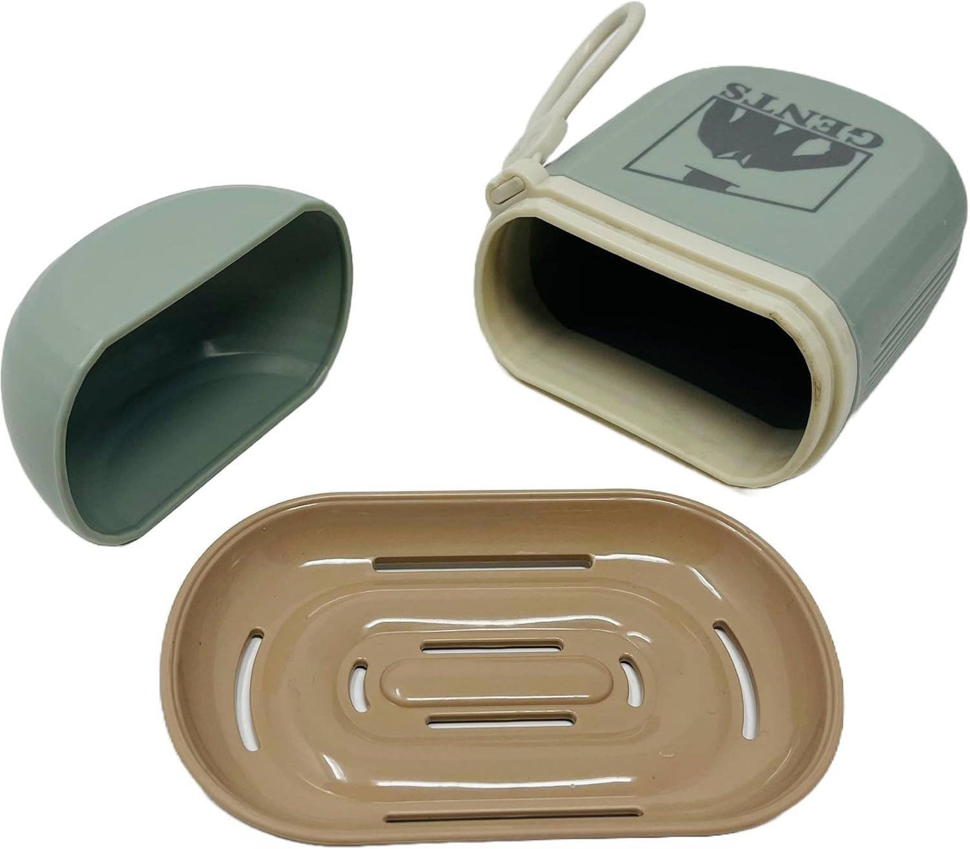 Travel Bar Soap Container Dish fits up to 5 oz bar-GENTS FINE GROOMING PRODUCTS -