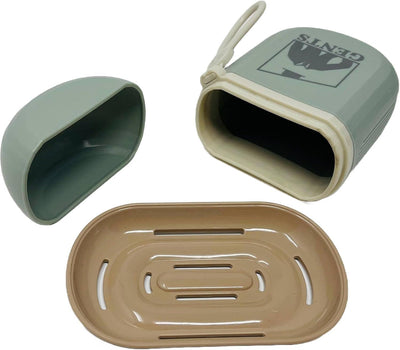 Travel Bar Soap Container Dish fits up to 5 oz bar-GENTS FINE GROOMING PRODUCTS -