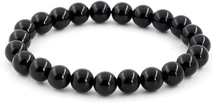 8mm Crystal Gemstone Energy Bead Stretch Bracelets - Benjamin International