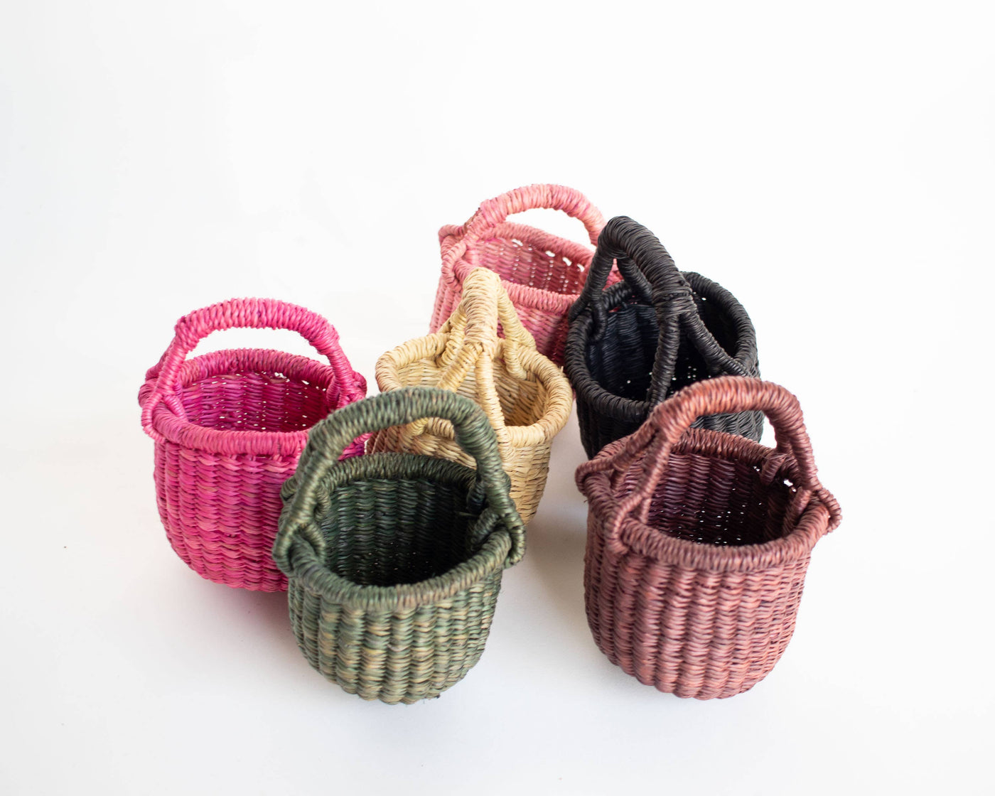 Teeny Tiny Kandiga Basket - Light Pink