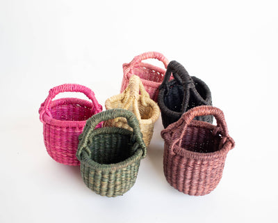 Teeny Tiny Kandiga Basket - Light Pink