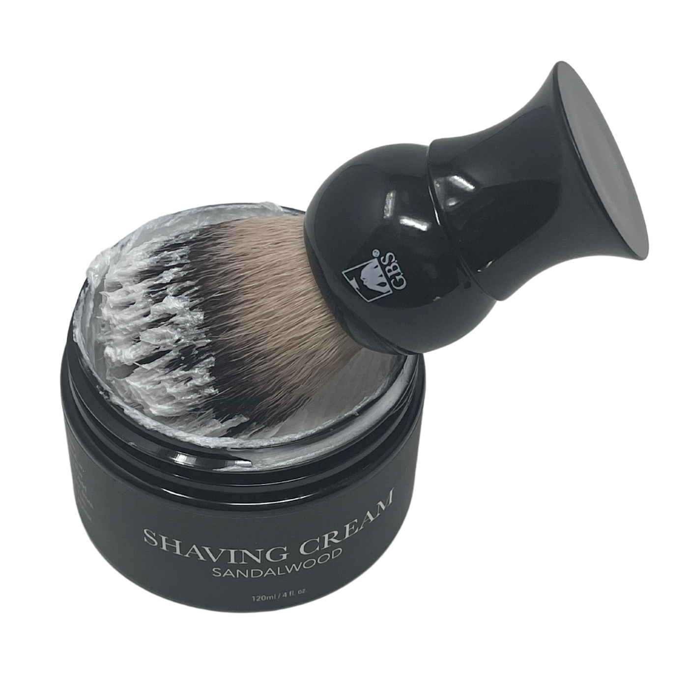 GBS Sandalwood Shave Cream 4 oz-GENTS FINE GROOMING PRODUCTS -